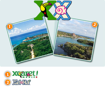Combo Xcaret + Xelha