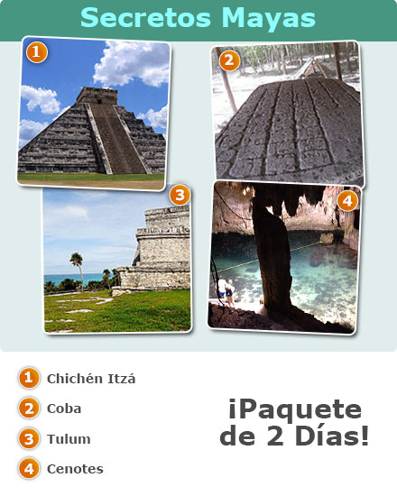 Mayan World Combo-Tour a Chich�n-Itz� + Cenote<br>Tour a Tulum - Cob�<br>