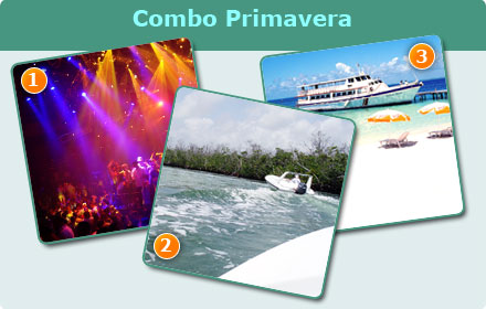 Spring Break Combo-Discoteca Cocobongo<br>Tour Isla Mujeres<br>Jungle Tour<br>