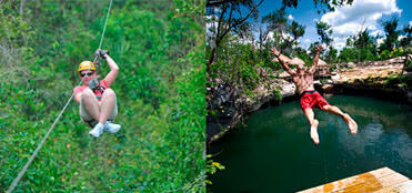 Tours de Canopy y Tirolesas en Cancun | Tours de Aventura en la Riviera Maya