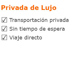 trandportacion van de lujo privada cancun