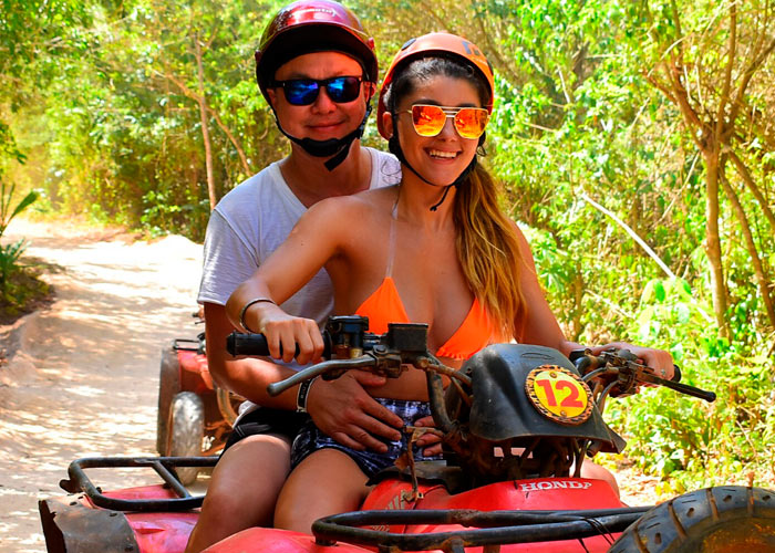 Paquete Extremo Isla Mujeres + ATV Doble + Tirolesa