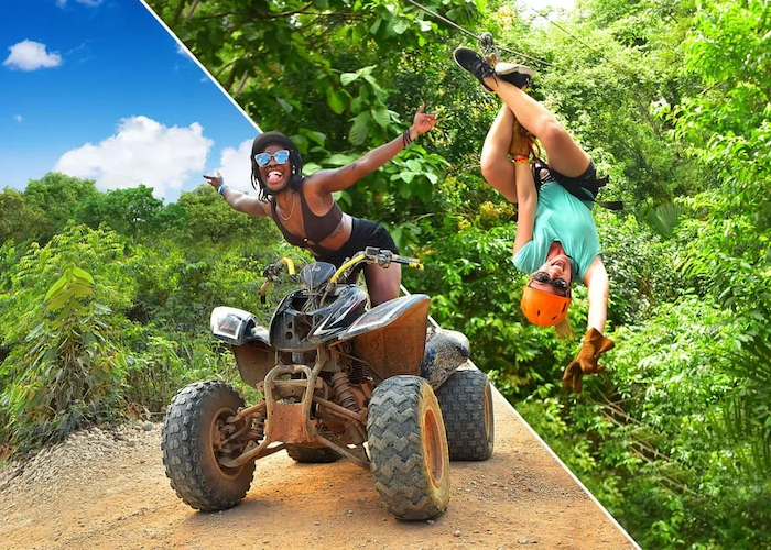 Paquete Extremo Isla Mujeres + ATV Doble + Tirolesa