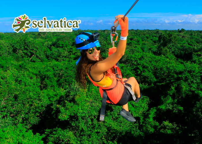 Tirolesas Selvatica + Tour en Lancha Rápida + Isla Mujeres + Transportación Redonda