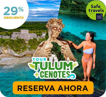 Tours y Excursiones Cancun - Tulum - Casa Tortuga 4 Cenotes Tour + Escultura Gigante