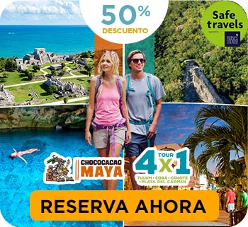 Tours y Excursiones Cancun -  Tulum Coba cenotes playa del carmen