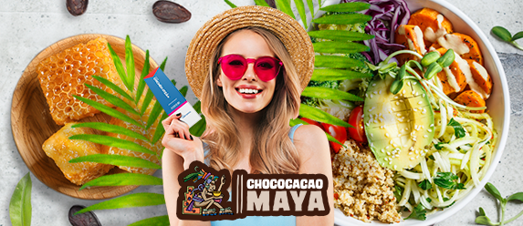 Miel y Experiencia de Chocolate natural con comida Vegana