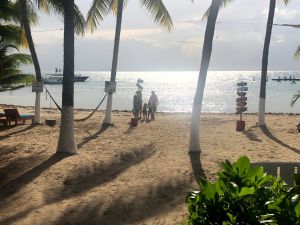 Vista de la playa en Isla Mujeres