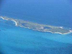 Foto aerea de Isla contoy