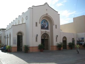 Templo católico en Cozumel