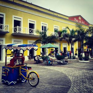 Construcciones antiguas en Cozumel