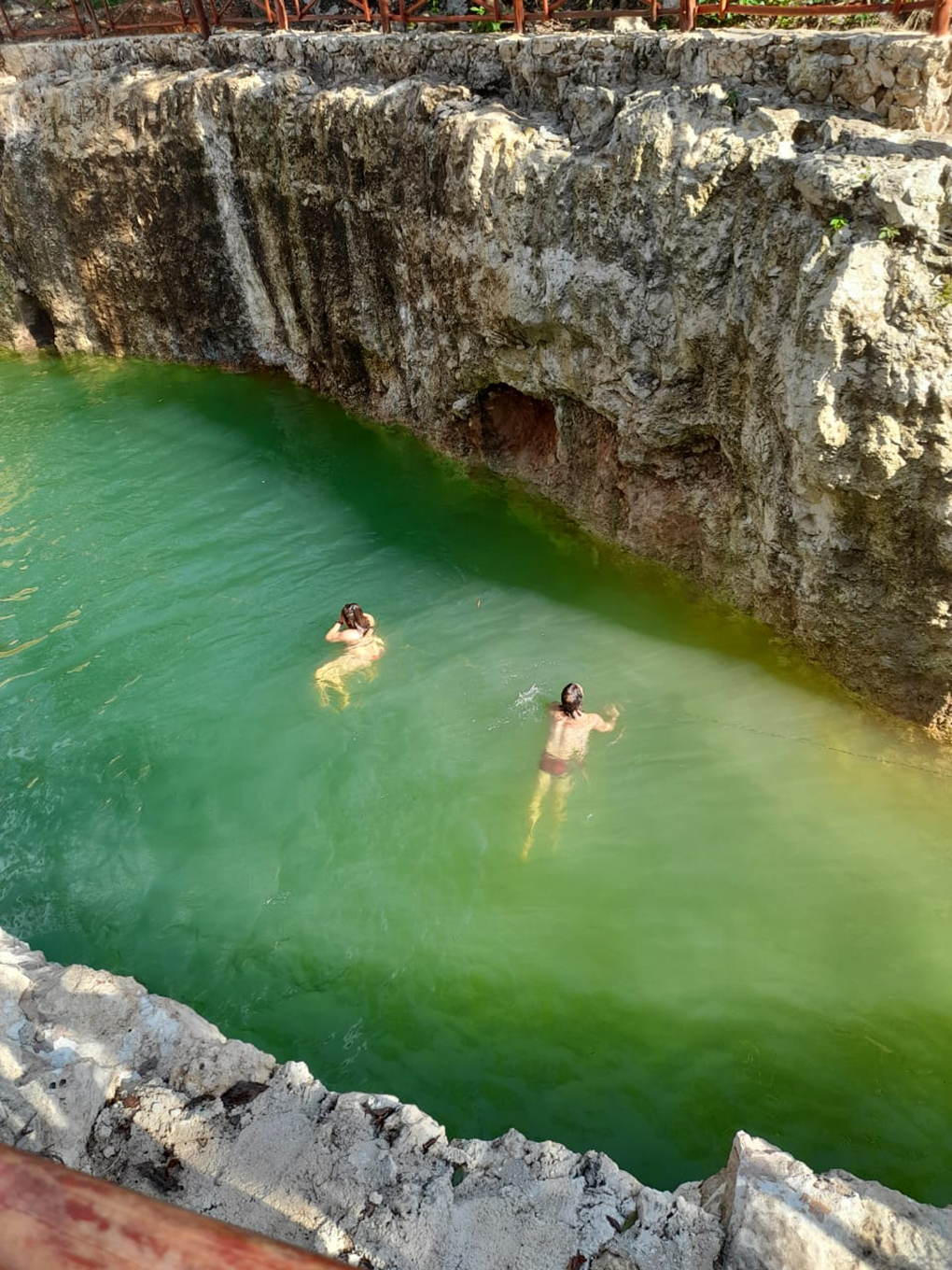 Cenote top view chococacao