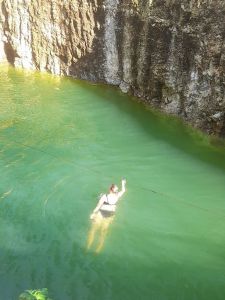 Aguas claras de cenotes en Chococacao Maya