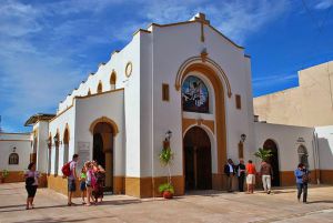 Iglesia de San Miguel en Cozumel, edificio colonial