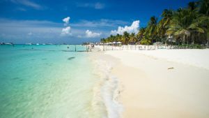 Playa caribe de Isla Mujeres