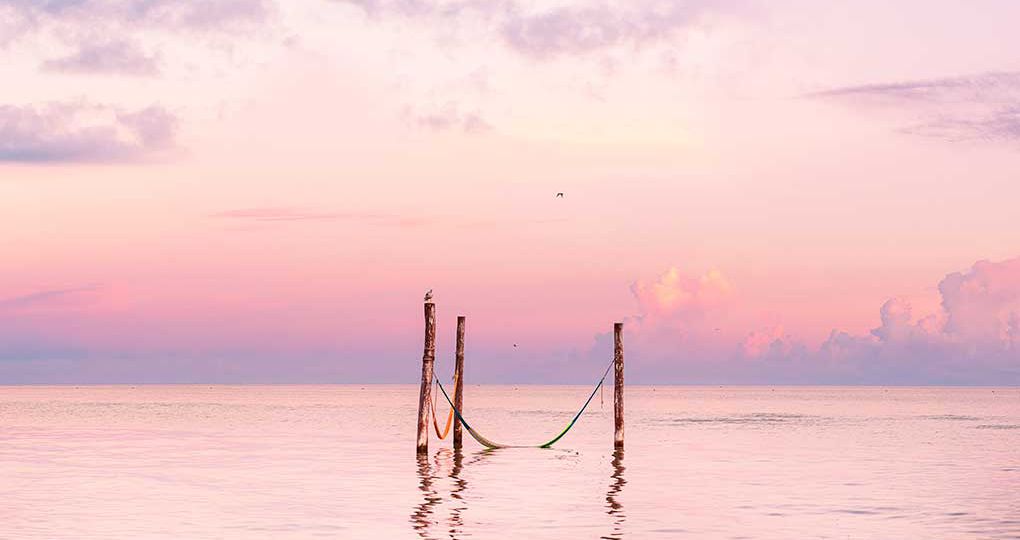 hamacas atardecer holbox