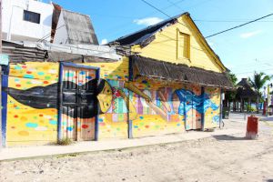 Casas de colores en holbox