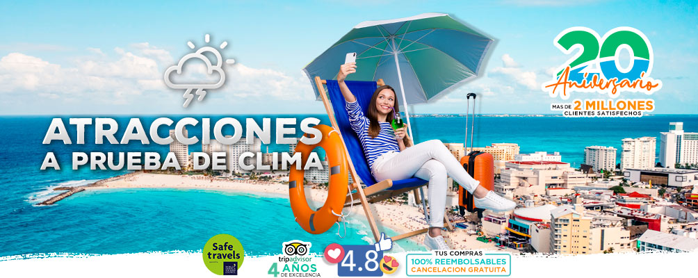 tours y atracciones a prueba de clima