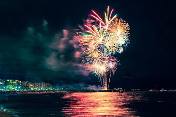fireworks in cancun