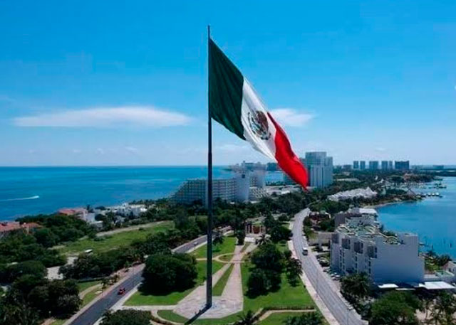 bandera gigante mexicana